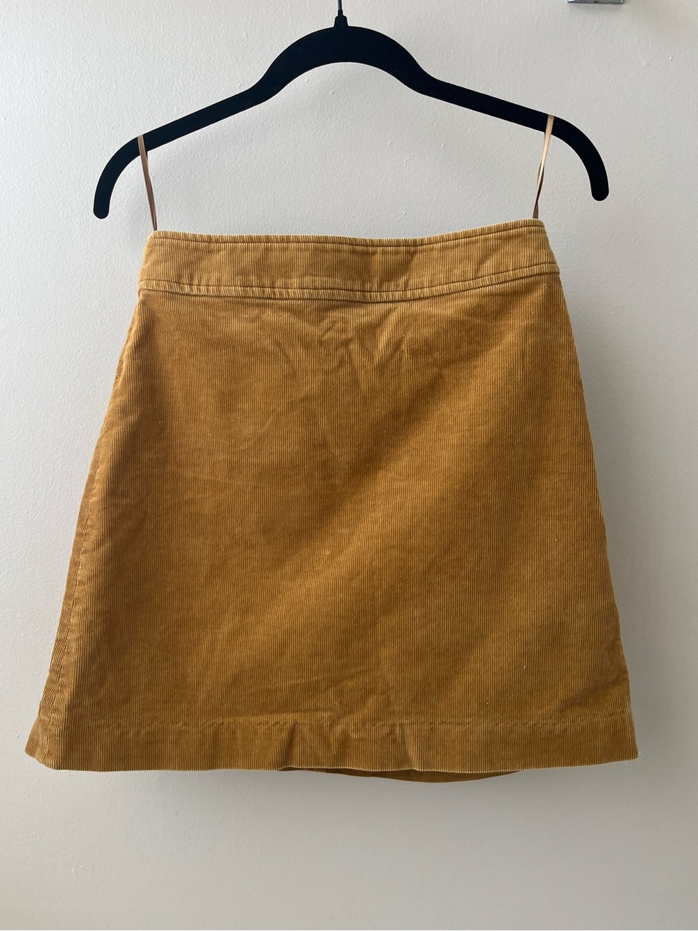 J.Crew Mercantile A-Line Corduroy Mini Skirt in Golden Brandy- Size 0